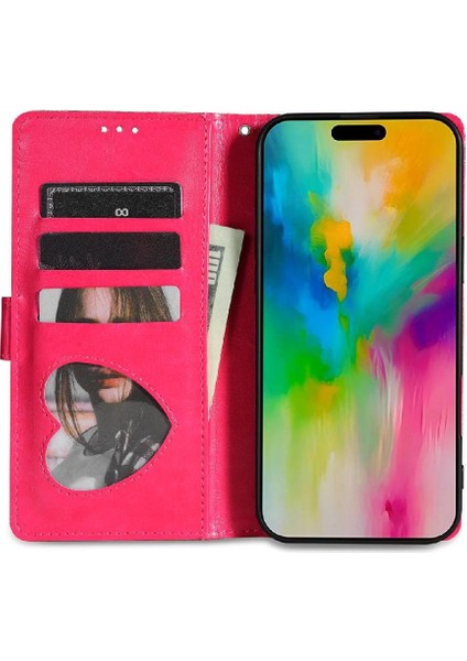 IPhone 16 Için Fermuar Cep Durumda Pro Max Pu Deri Glitter Cüzdan Kılıf (Yurt Dışından) modelleri