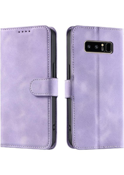 Samsung Galaxy Not 8 Için Flip Case Cüzdan Kart Yuvaları Manyetik Pu Deri (Yurt Dışından)
