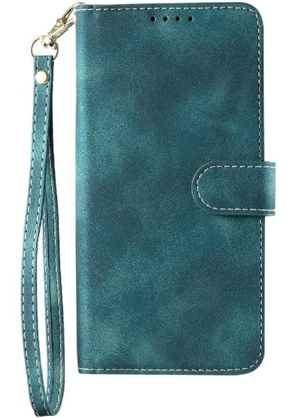 Samsung Galaxy S22 Artı Bilek Kayışı Cüzdan Kart Yuvaları Pu Için Flip Case (Yurt Dışından)