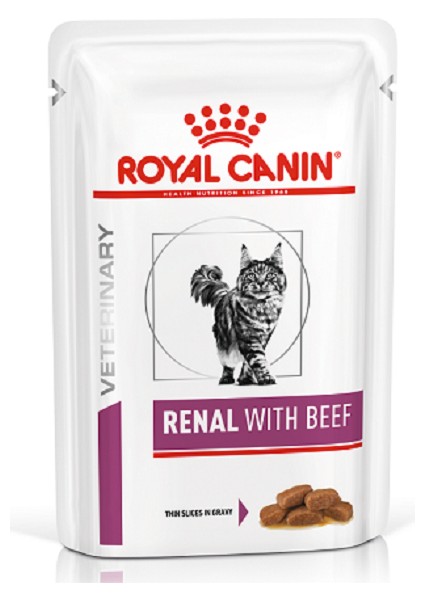 Veterinary Renal Biftekli Kedi Konservesi 85 gr 12 Adet