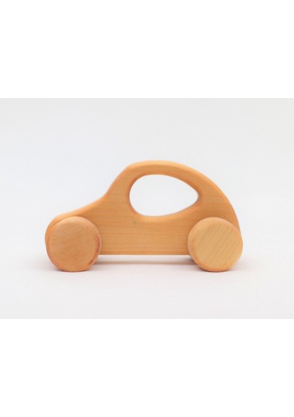 Ahşap Oyuncak Mini Araba Naturel