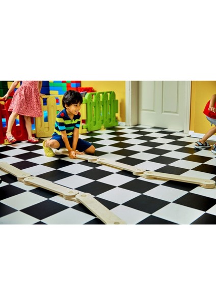 Denge Kirişi, Denge Tahtası, Çocuk Aktivite Oyuncağı, Çocuk Dış Mekan Spor (6'lı Set)