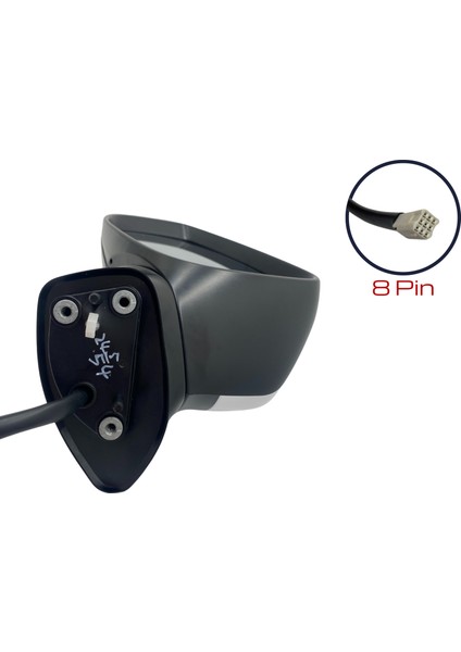 Dış Dikiz Aynası Mazda Cx-5 2017-2019 Elektrikli, Isıtmalı, Sinyalli, Otomatik Katlanır, Astarlı Kapak, 8 Pin indirimleri