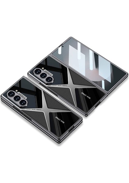 Galaxy Z Fold 6 Kılıf Ultra Ince Kamera Korumalı Pc + Deri Arka Yüzey Zore X-Pro Kapak-Siyah fırsatları