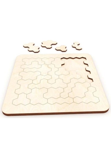 Dikkat ve Konsantrasyon Gelişimi Bal Peteği Puzzle