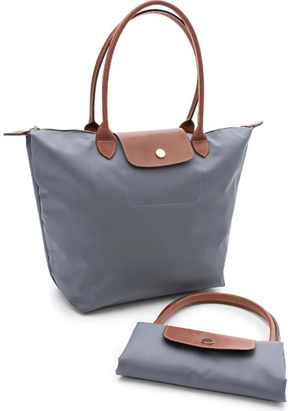 Longchamp Model Katlanabilir Su Geçirmez Kadın Tote Omuz Çanta