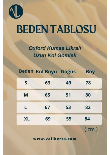 Oxford Kumaş Likralı Uzun Kol Gömlek - Siyah