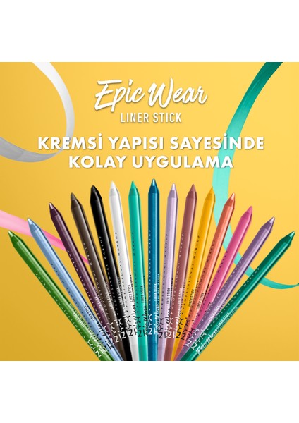 NYX Professional Makeup EPIC WEAR LINER STICKS GÖZ KALEMİ - ORANGE ZEST