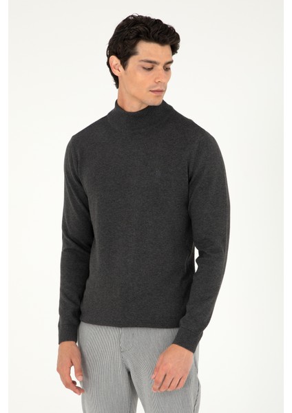 Erkek Antrasit Melanj Kazak /Triko 50288887-VR081