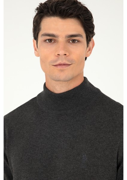 Erkek Antrasit Melanj Kazak /Triko 50288887-VR081 fiyatları