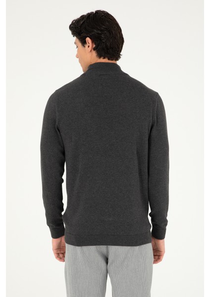 Erkek Antrasit Melanj Kazak /Triko 50288887-VR081 indirimleri