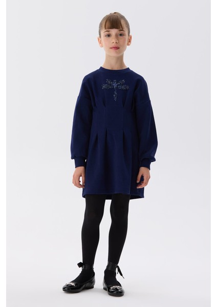 Bg Store Kız Çocuk Lacivert Elbise