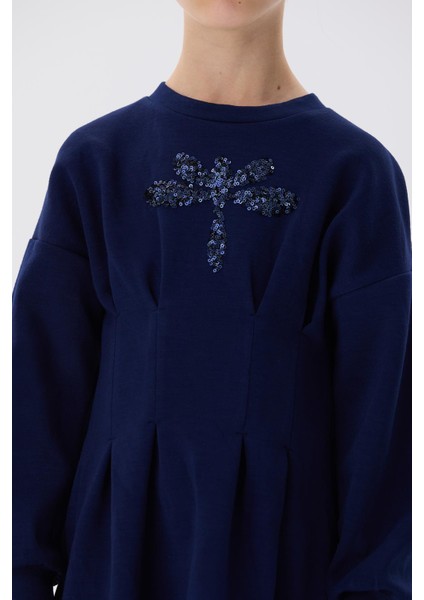 Bg Store Kız Çocuk Lacivert Elbise modelleri