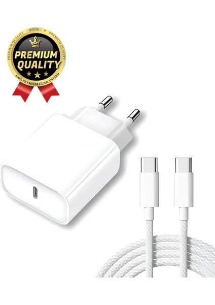 Samsung A02S-A04-A04S-A11-A12-A13-A14 Uyumlu Şarj Aleti Seti USB Type-C 25W
