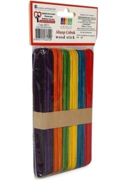 Faber Castell Ahşap Çubuk Büyük Renkli GK01913