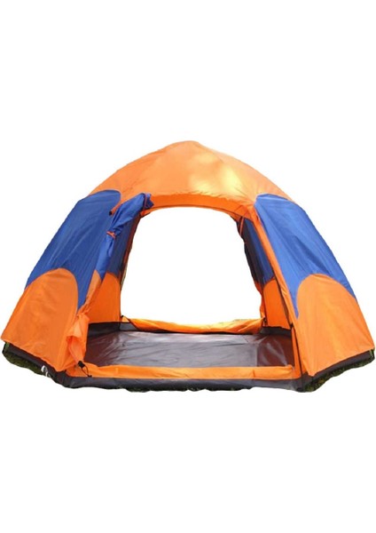 Çift Katlı Altı Taraflı Altıgen Tam Otomatik Kamp Çadırı 10-12 Kişilik Angel Eye