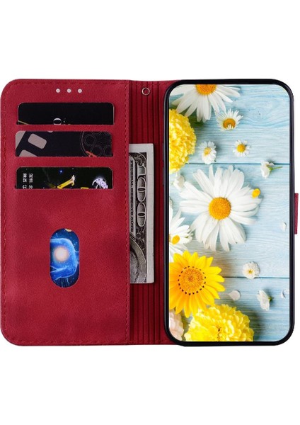 Motorola Moto G24 Kickstand Cüzdan Kabartmalı Zambak Manyetik Için Flip Case (Yurt Dışından) fırsatları