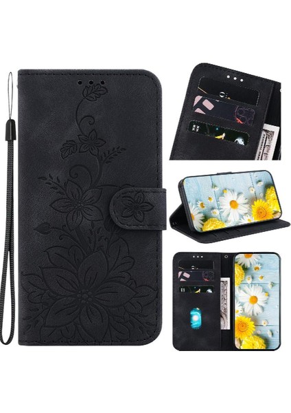 Motorola Moto G24/G04 Manyetik Cüzdan Kickstand Kart Tutucu Için Flip Case (Yurt Dışından)
