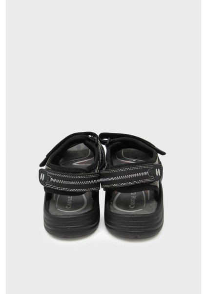 Cb-K3 Siyah Unisex Cırtlı Spor Sandalet