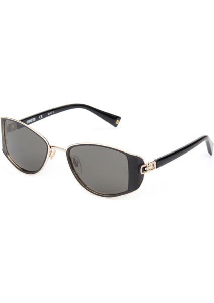 Hm 1642 C1 Oval Altın - Siyah Kadın Güneş Gözlüğü