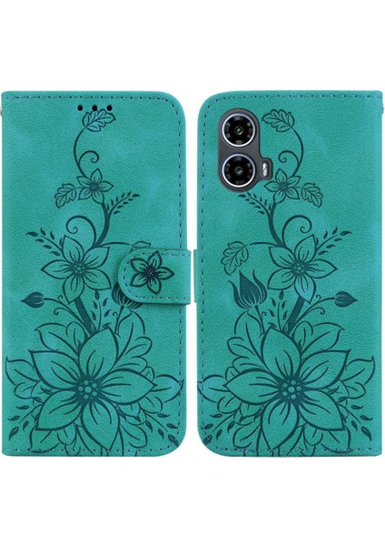 Motorola Moto G24/G04 Manyetik Cüzdan Kickstand Kart Tutucu Için Flip Case (Yurt Dışından)