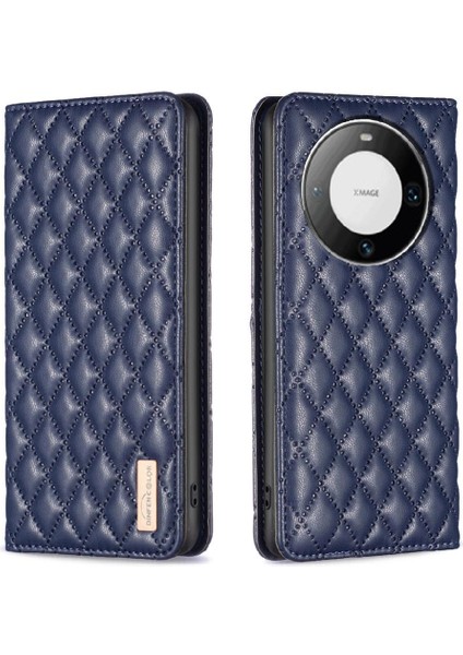 Huawei Mate 60 Pro Artı Darbeye Dayanıklı Cüzdan Manyetik Kapatma Için Flip Case (Yurt Dışından)