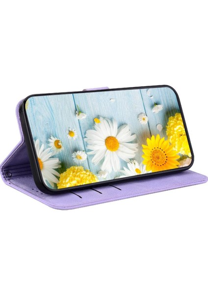 Onur X7B Için Flip Case Kickstand Kabartmalı Zambak Manyetik Cüzdan Kart Tutucu (Yurt Dışından) fiyatları