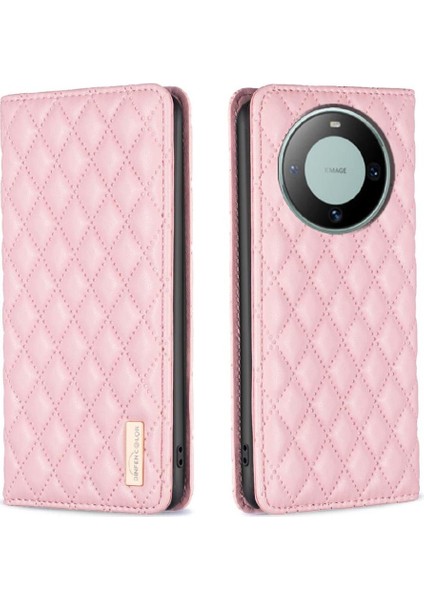 Huawei Mate 60 Için Flip Case Manyetik Kapatma Cüzdan Kart Yuvaları Tutucu (Yurt Dışından)
