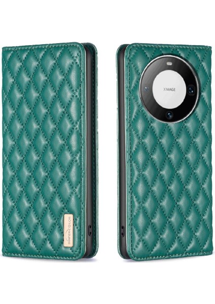 Huawei Mate 60 Pro Artı Darbeye Dayanıklı Cüzdan Manyetik Kapatma Için Flip Case (Yurt Dışından)