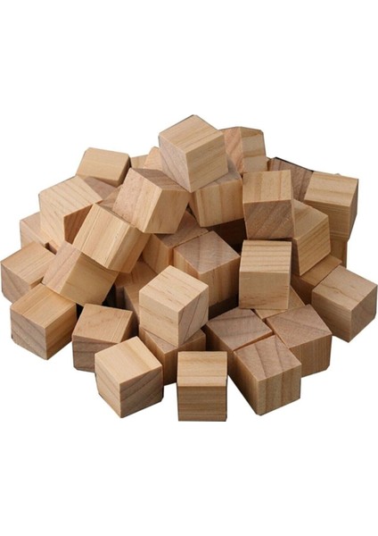 Südor Ahşap Küp Bloklar 2 cm - 100 Adet