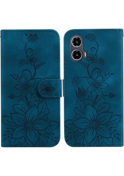 Motorola Moto G24/G04 Manyetik Cüzdan Kickstand Kart Tutucu Için Flip Case (Yurt Dışından)