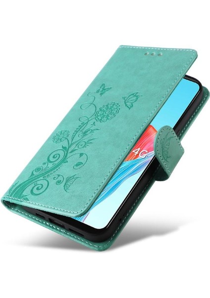Oppo A78 4g Deri Kart Yuvaları Flip Çiçek Için Flip Case (Yurt Dışından) fırsatları