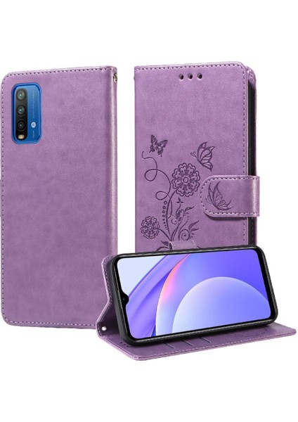 Xiaomi Redmi Not 9 Için Flip Case 4g Deri Kart Yuvaları Flip Çiçek (Yurt Dışından)