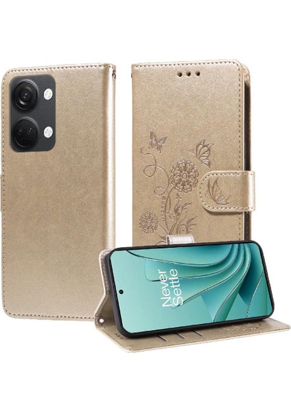 Oneplus Nord 3 Deri Kart Yuvaları Flip Çiçek Için Flip Case (Yurt Dışından) indirimleri