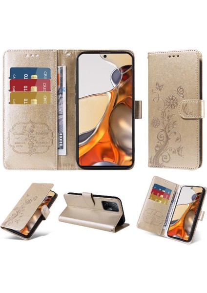 Xiaomi 11T/11T Pro Çiçek Flip Deri Kart Yuvaları Için Flip Case (Yurt Dışından) indirimleri