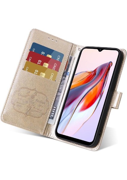 Xiaomi Redmi 11A Için Flip Case 4g Flip Deri Kart Yuvaları Çiçek (Yurt Dışından) modelleri