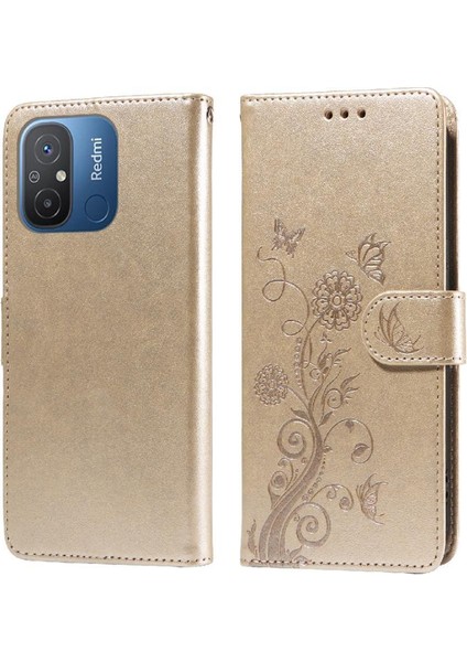 Xiaomi Redmi 11A Için Flip Case 4g Flip Deri Kart Yuvaları Çiçek (Yurt Dışından) fırsatları