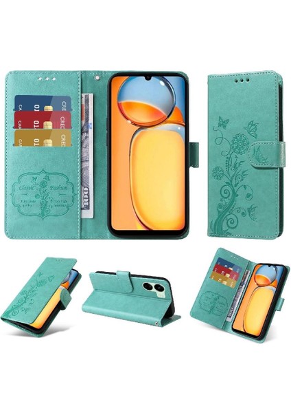 Xiaomi Redmi Için Flip Case Xiaomi 4g Cardyuvaları Flip Deri Çiçek (Yurt Dışından)