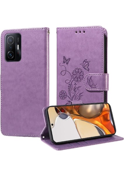Xiaomi 11T/11T Pro Çiçek Flip Deri Kart Yuvaları Için Flip Case (Yurt Dışından) fırsatları