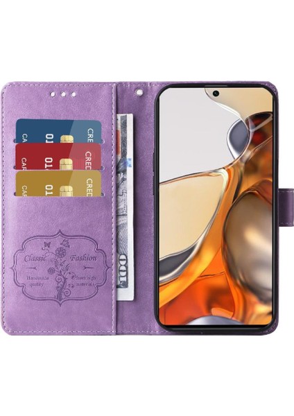 Xiaomi 11T/11T Pro Çiçek Flip Deri Kart Yuvaları Için Flip Case (Yurt Dışından) indirimleri