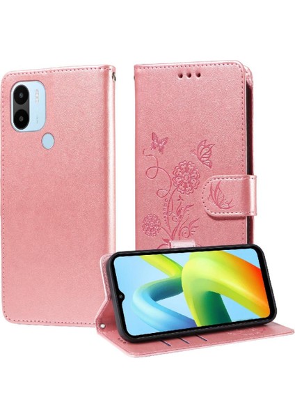 Xiaomi Redmi A1 Artı Kart Yuvaları Deri Çiçek Flip Case (Yurt Dışından) fırsatları