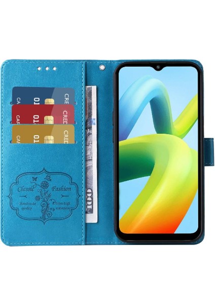 Xiaomi Redmi A1 Artı Kart Yuvaları Deri Çiçek Flip Case (Yurt Dışından) indirimleri