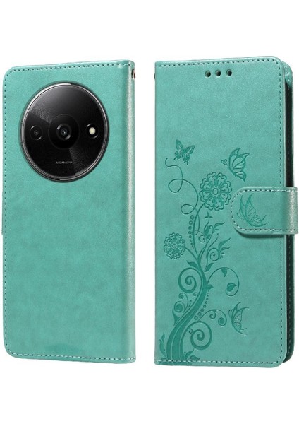 Xiaomi Redmi A3 Için Flip Case 4g Çiçek Çevirme Deri Cardyuvaları (Yurt Dışından)
