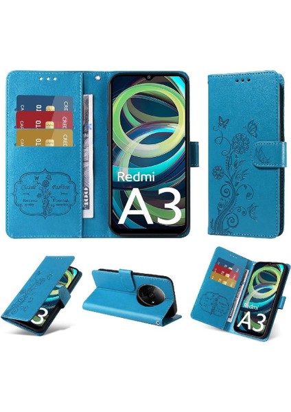 Xiaomi Redmi A3 Için Flip Case 4g Çiçek Çevirme Deri Cardyuvaları (Yurt Dışından) indirimleri