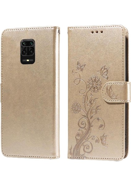 Xiaomi Redmi Not 9 Için Flip Case Pro 4g Çiçek Cardyuvaları Flip Deri (Yurt Dışından)