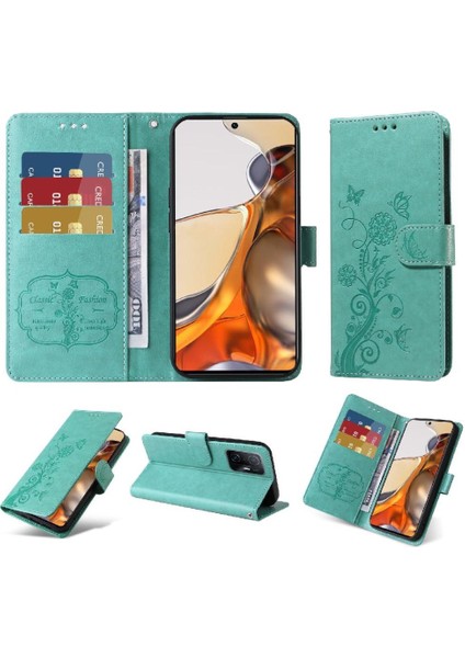 Xiaomi 11T/11T Pro Çiçek Flip Deri Kart Yuvaları Için Flip Case (Yurt Dışından) indirimleri