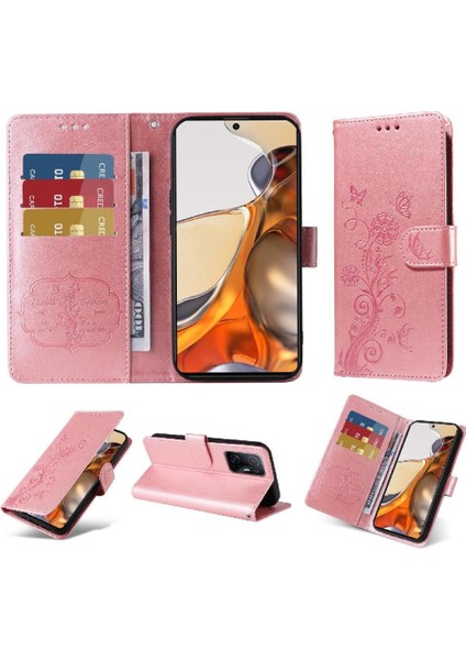 Xiaomi 11T/11T Pro Çiçek Flip Deri Kart Yuvaları Için Flip Case (Yurt Dışından) fırsatları