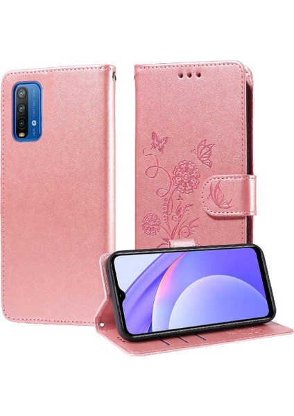 Xiaomi Redmi Not 9 Için Flip Case 4g Deri Kart Yuvaları Flip Çiçek (Yurt Dışından)