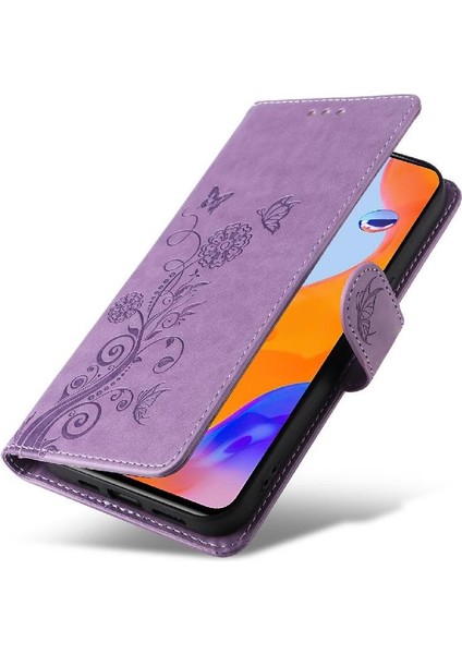 Xiaomi Redmi Not 11 Pro 4g Için Flip Case/5g Deri Çevirme Çiçek Cardyuvaları (Yurt Dışından)