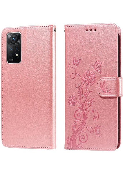 Xiaomi Redmi Not 11 Pro 4g Için Flip Case/5g Deri Çevirme Çiçek Cardyuvaları (Yurt Dışından)